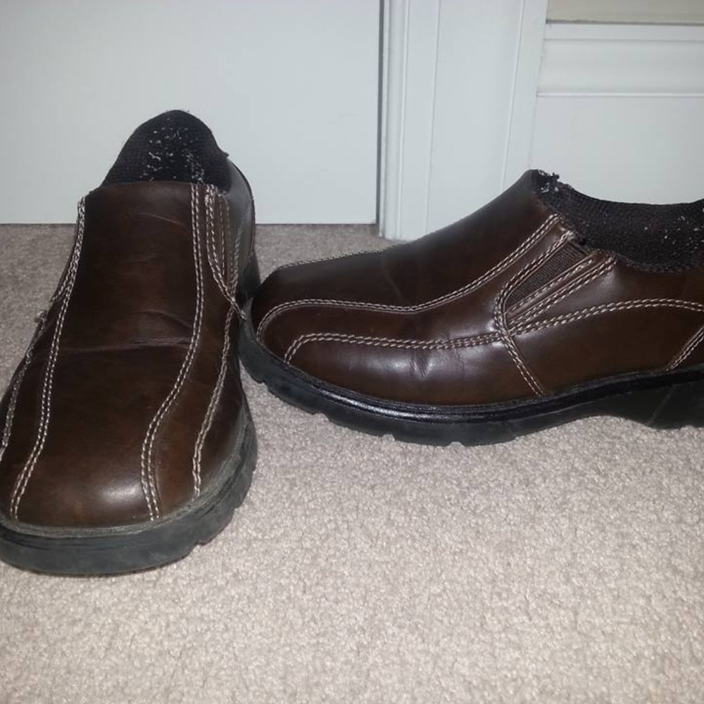 Brown loafer shoes size 2